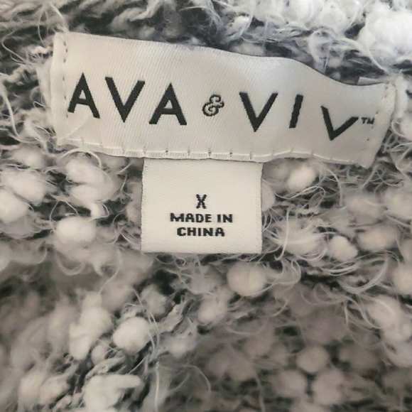Ava & Viv fluffy cardigan site X - Picture 6 of 7